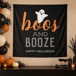 Tenture Fond de décor pour la fête d'Halloween « Huées et