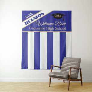 Tenture Fond de décor pour la réunion de la classe Bleue