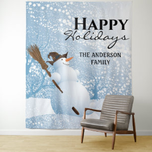 Tenture Fond de décor pour les fêtes de famille avec bonho