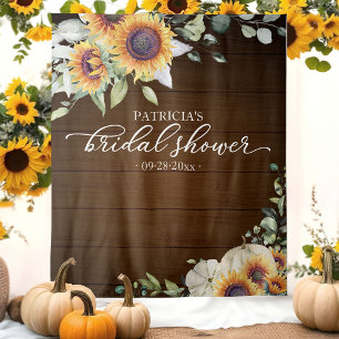 Tenture Fond de décor pour mariage avec tournesols et verd
