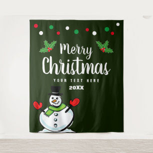 Tenture Fond de décor pour photo de fête de Noël Elegant H