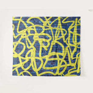 Tenture Fond de décor pour photo de fête Hip Hop graffiti 