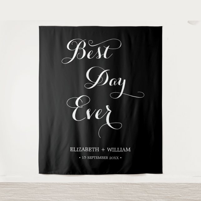 Tenture Fond de décor pour photo de mariage en calligraphi (Devant)