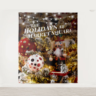 Tenture Fond de décor pour photo de vacances de Noël Casse
