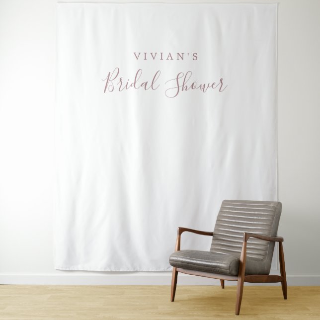 Tenture Fond de décor pour photobooth de mariage minimal R (En situation)