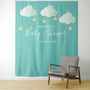 Tenture Fond de décor pour photobooth pour Baby Shower ave