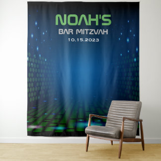 Tenture Fond de décor pour photomaton de Bar Mitzvah sur l