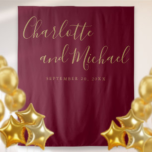 Tenture Fond de décor pour photomaton de mariage bordeaux 
