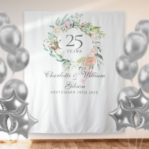 Tenture Fond de décor pour photomaton pour le 25e annivers
