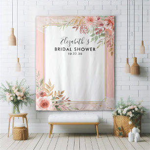 Tenture Fond de décor pour photos de douche de mariée mode