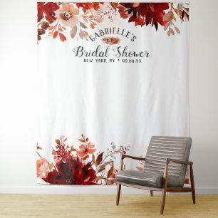 Tenture Fond de décor pour photos de fête prénuptiale Rust
