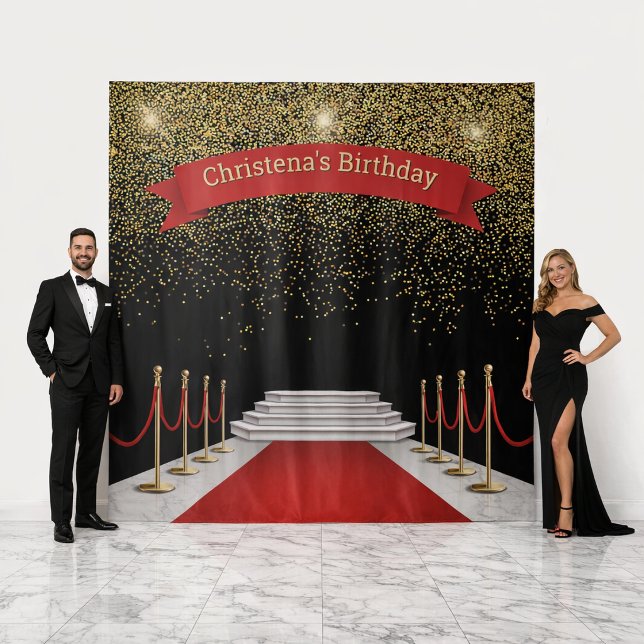 Tenture Fond de décor thème de film sur tapis rouge (Créateur téléchargé)