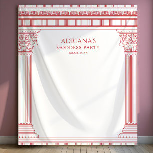 Tenture Fond de décoration de colonnes pour fête de déesse