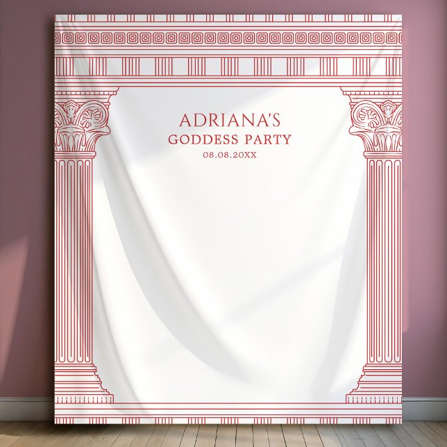 Tenture Fond de décoration de colonnes pour fête de déesse (Créateur téléchargé)