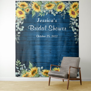 Tenture Fond de décoration de mariage avec tournesol eucal