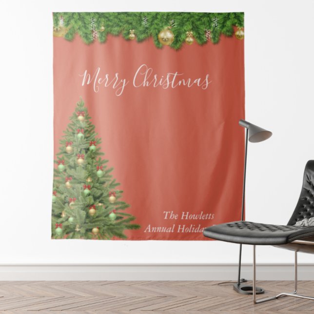Tenture Fond de décoration de Noël pour photos de fête en  (Créateur téléchargé)