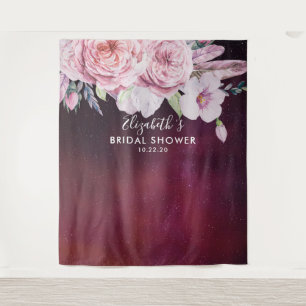 Tenture Fond de décoration de photo de douche de mariée Bo