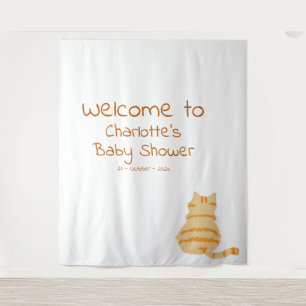 Tenture Fond de décoration de photo pour Baby Shower avec
