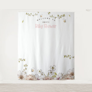 Tenture Fond de décoration Floral Bumblebee Rose pour séan