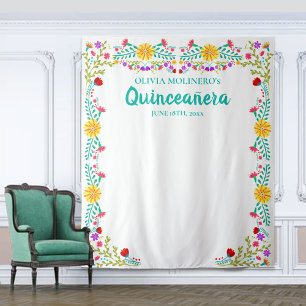 Tenture Fond de décoration florale pour photo de fête d'an