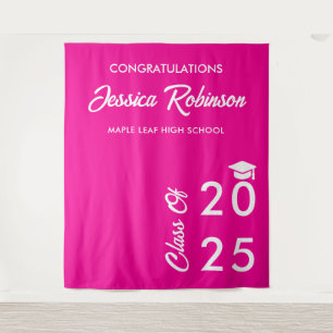 Tenture Fond de décoration moderne élégant rose chaud pour
