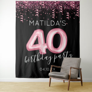 Tenture Fond de décoration photo pour 40e anniversaire noi
