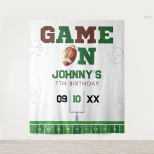 Tenture Fond de décoration pour anniversaire de football a