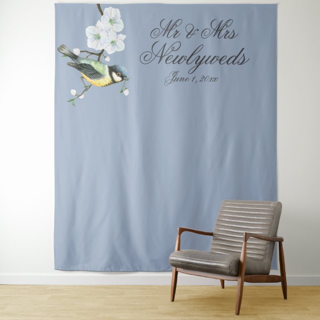 Tenture Fond de décoration pour photo de mariage avec oise (En situation)