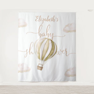 Tenture Fond de décoration pour une baby shower avec montg