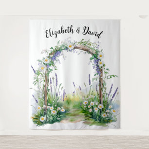 Tenture Fond de fantaisie de fleurs sauvages