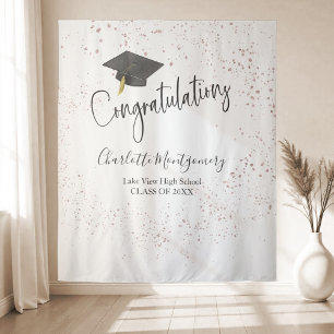 Tenture Fond de fête de remise de diplômes avec éclaboussu