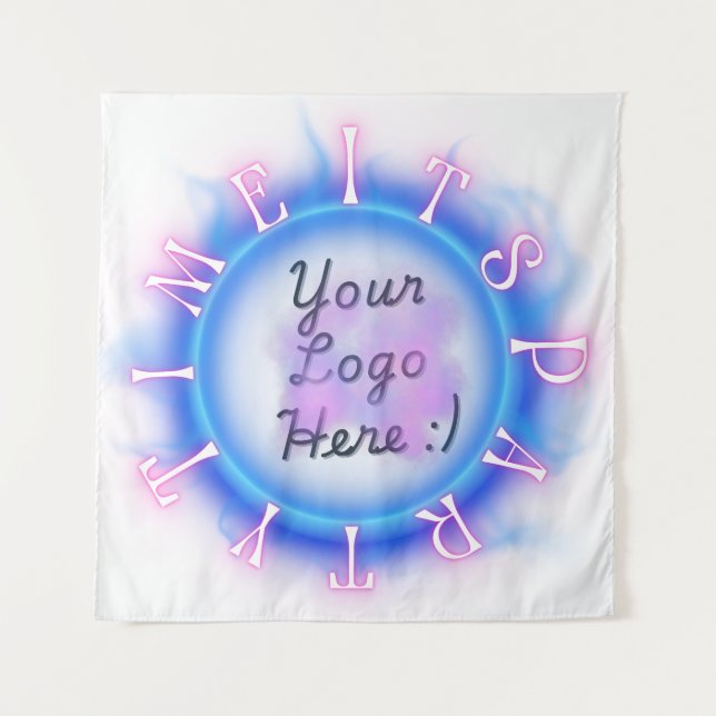 Tenture Fond de fête de Streamer (Devant)