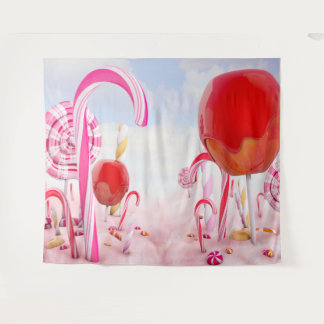 Tenture Fond de fête pour fille Candy Land