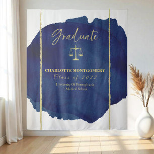 Tenture Fond de graduation de faculté de droit élégant abs