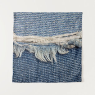 Tenture Fond de jeans déchirés textures.