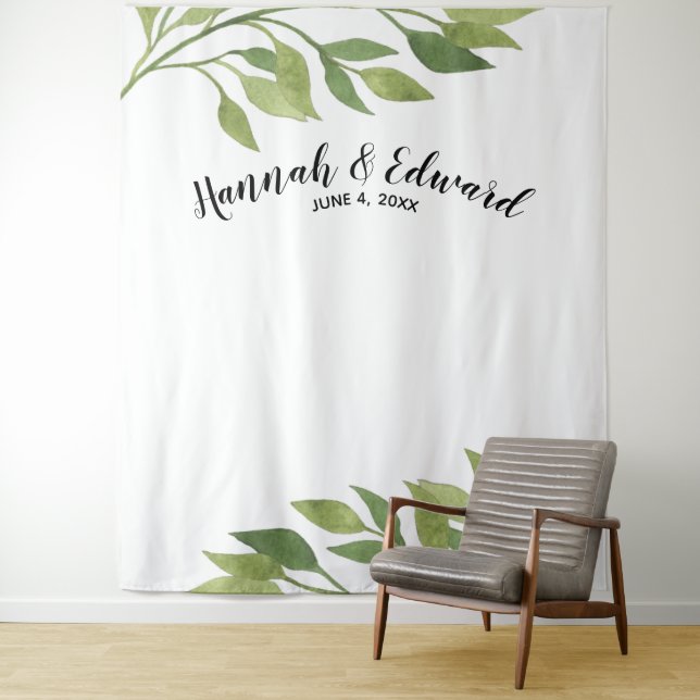 Tenture Fond de mariage, accessoire de photo, botanique pe (En situation)