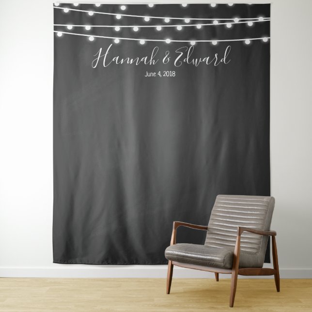 Tenture Fond de mariage, accessoire de photo, grand fond d (En situation)