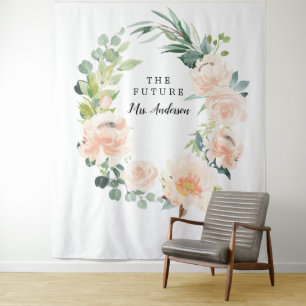 Tenture Fond de mariage floral joli Fleur Jolie
