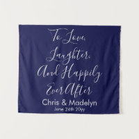 Fond de mariage Navy & Silver pour Photobooth