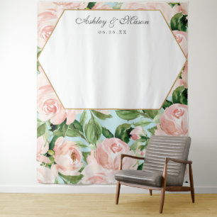 Tenture Fond de mariage Shabby Chic Photobooth