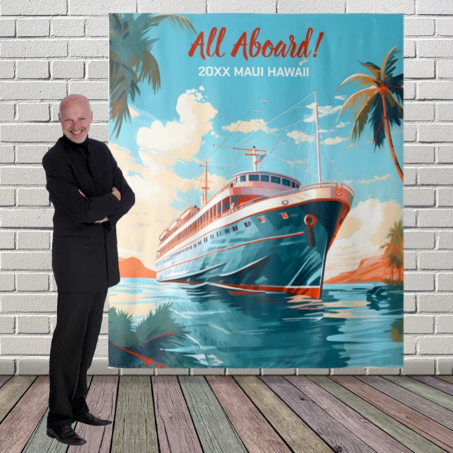 Tenture Fond de paquebot pour destination tropicale (Créateur téléchargé)