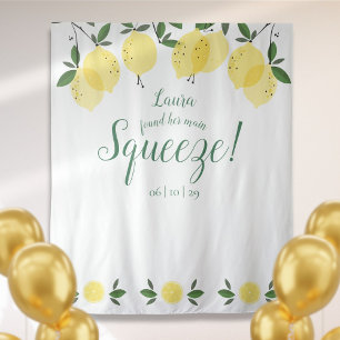Tenture Fond de photo pour mariage de Main Squeeze Lemons 