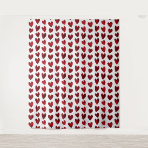 Tenture Fond de photo Saint-Valentin coeurs rouges coquins