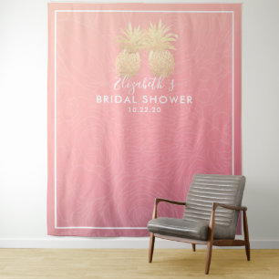 Tenture Fond de photobooth de mariage Fille d'honneur Pine