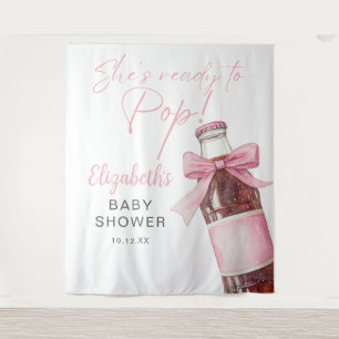Tenture Fond de photographie pour baby shower avec bouteil