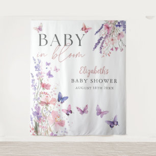 Tenture Fond de photographie pour Baby Shower Baby In Bloo