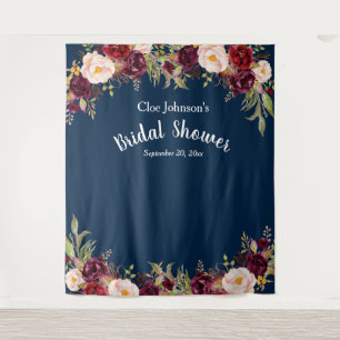 Tenture Fond de Photographie pour Mariage avec Motifs Flor