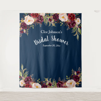 Tenture Fond de Photographie pour Mariage avec Motifs Flor