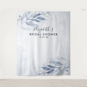 Tenture Fond de photomaton de mariage avec feuille aquarel