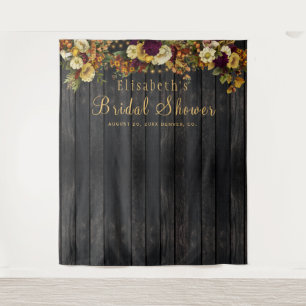 Tenture Fond de photomaton de shower de mariage floral d'a